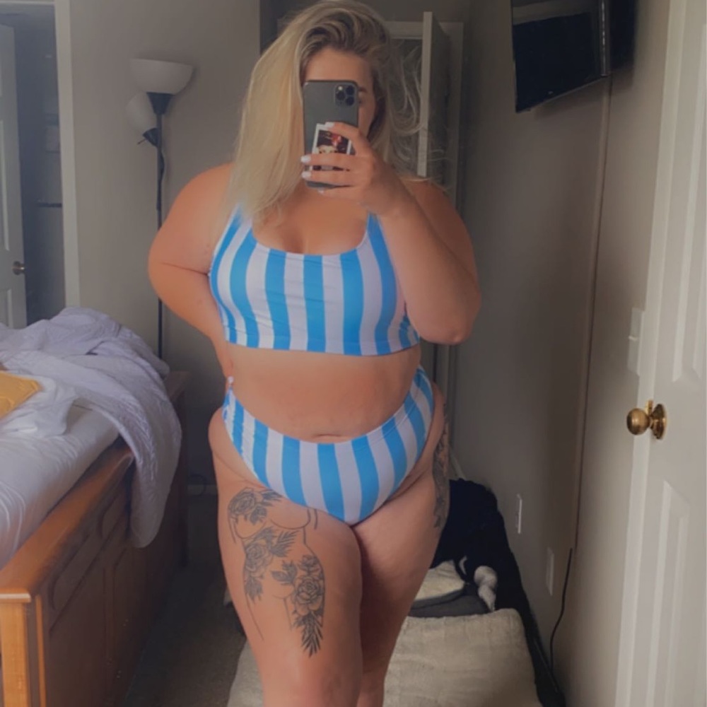 High Waisted High Cut Swim